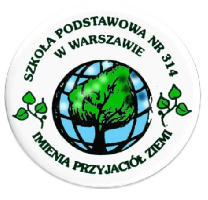 Logo Szkoły Podstawowej nr 314 im. Przyjaciół Ziemi